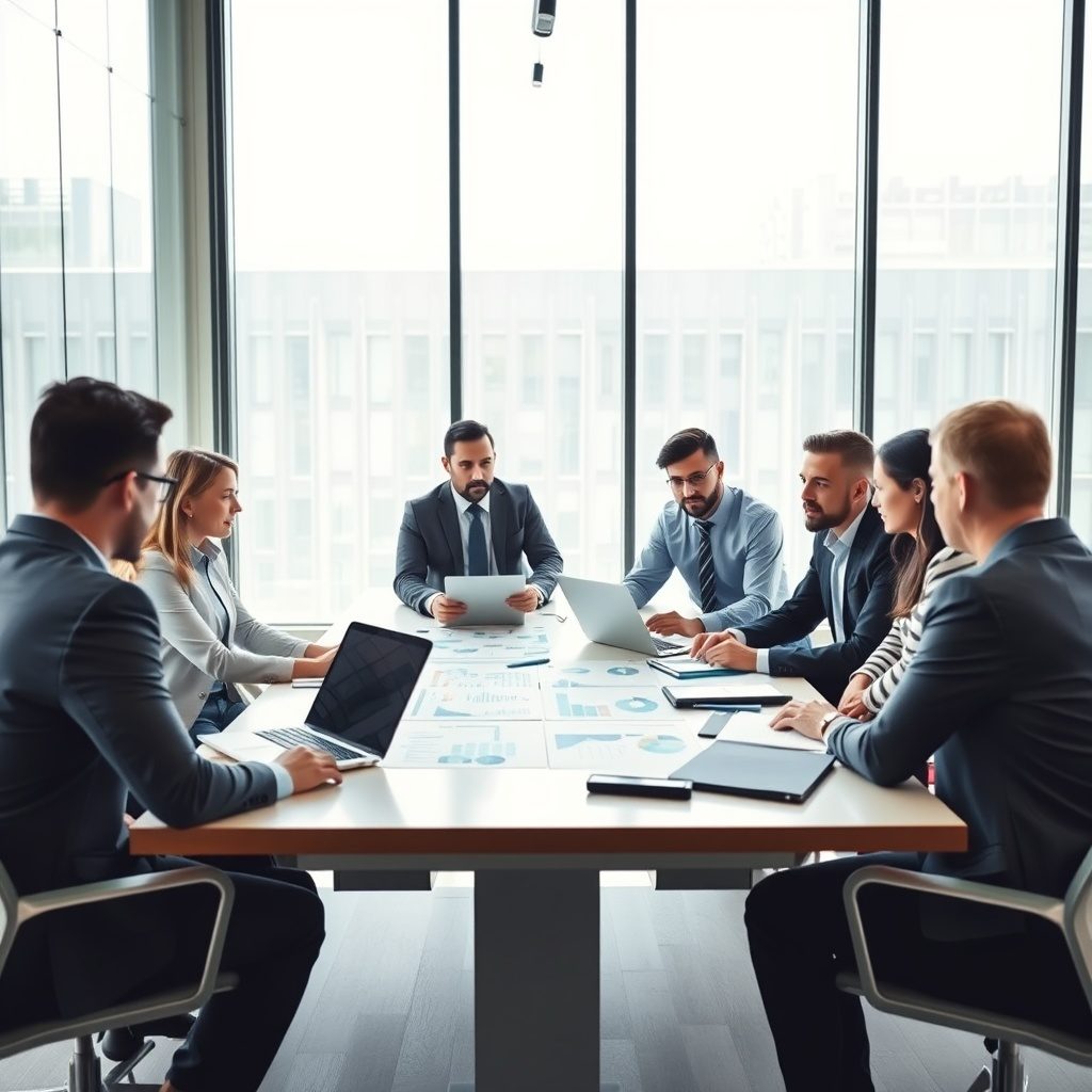 Executive coaching session in progress